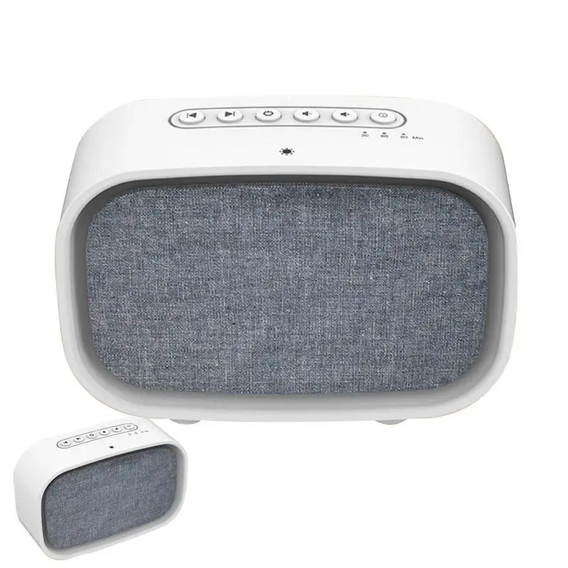 

White Noise Machine Baby Portable Sound Machine With Adjustable Volume Rechargeable Sound Machine With 3 Timer Settings An