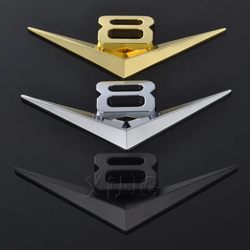 Adesivo Per Auto Auto Emblem Decalcomania Per Bmw Audi Ford Volkswagen Chevrolet Nissan Honda Toyota V8 Engine Badge Accessori Per Lo Styling Dell'Aut