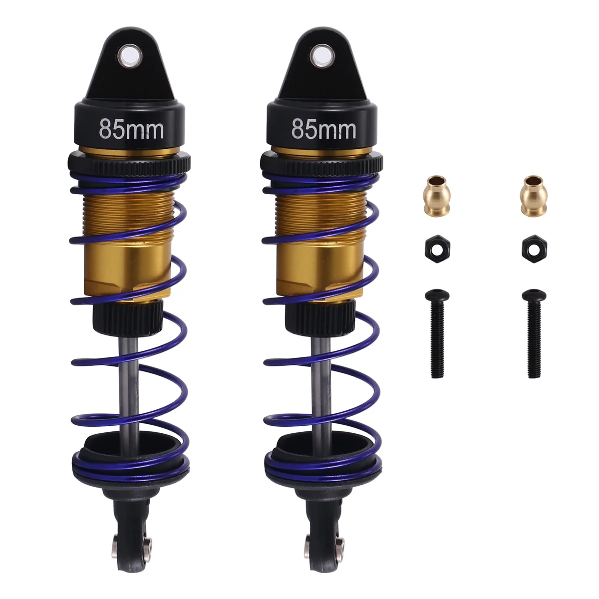 

Масляный Регулируемый 85 мм металлический амортизатор для 1/10 RC багги Грузовик короткий курс раллийный автомобиль монстр-Трак запчасти, 3