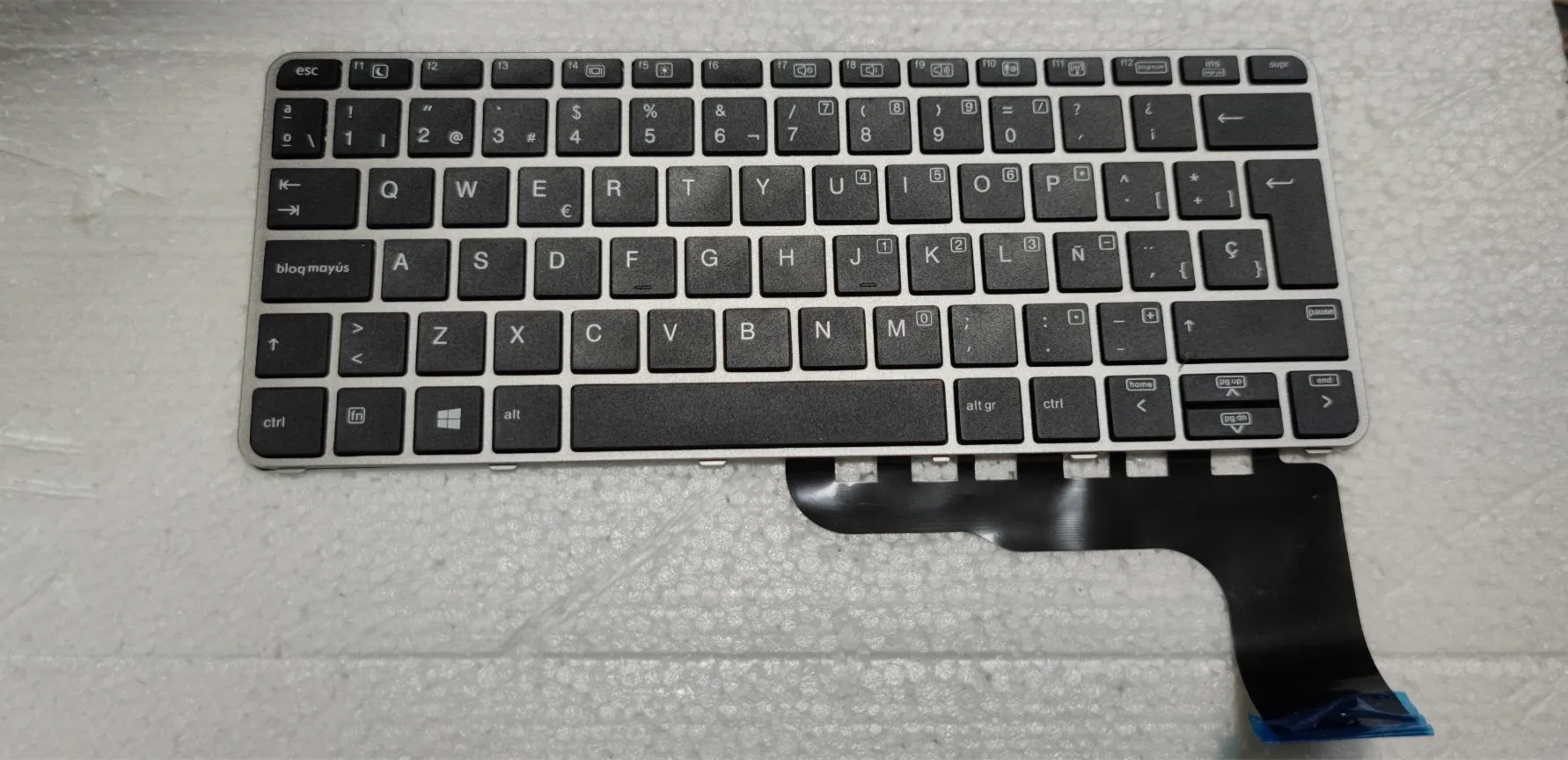 Nuovo Per Hp Elitebook 820 G3/820 G4/725 G3/725 G4 Nessuna Tastiera Spagnola Retroilluminata Senza Punti