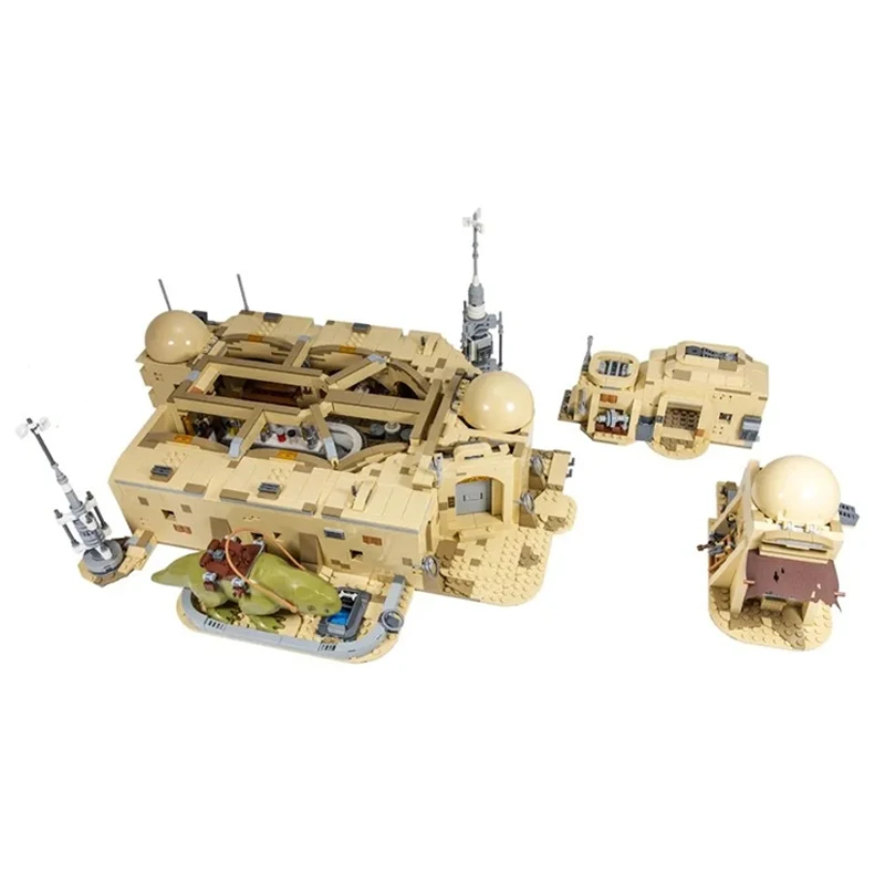 3187 stück Stern Mosd Eisley Cantina Bausteine Set Diy Raum Modell Ziegel Spielzeug Erwachsene Weihnachten Geschenk Kompatibel Mit 75290