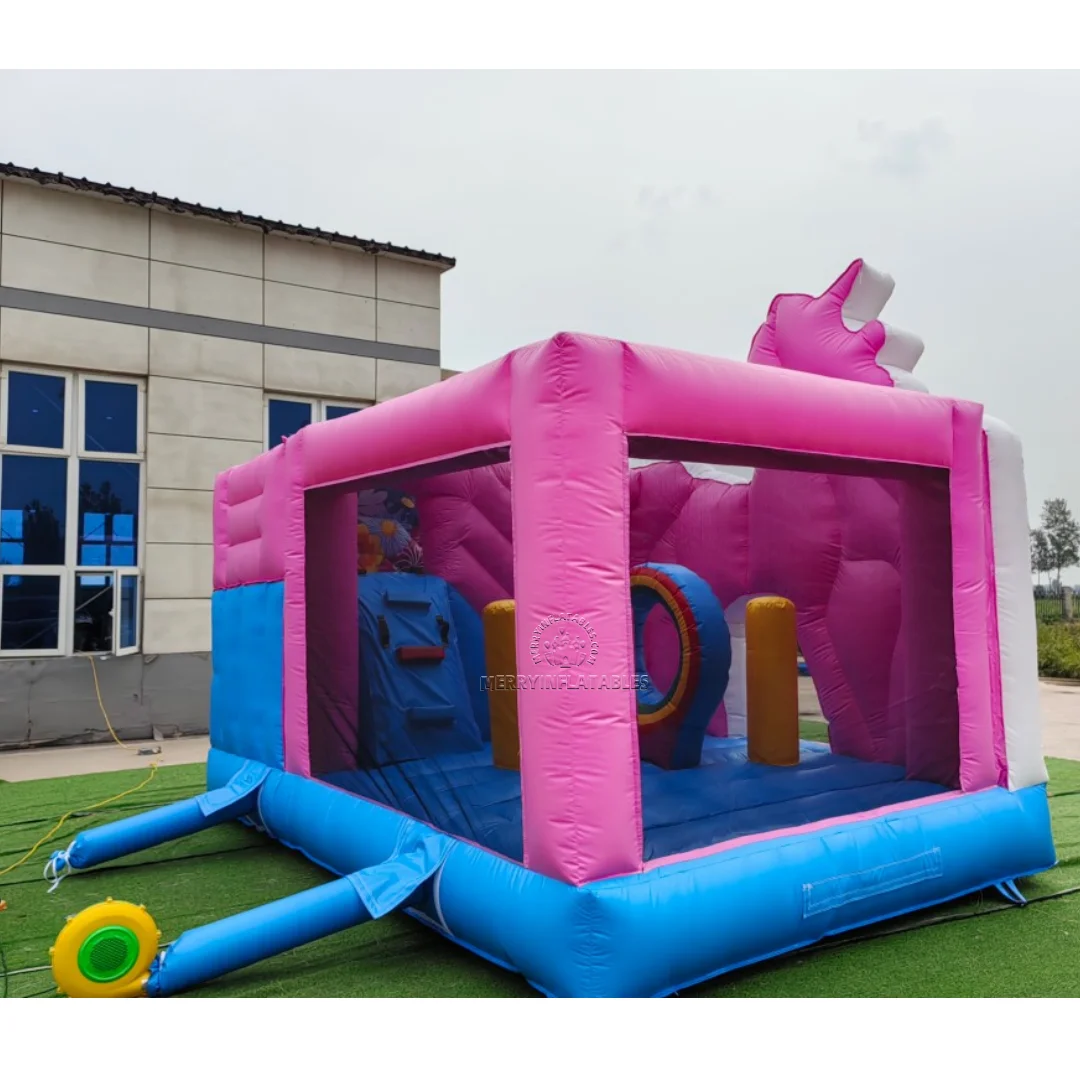 Unicorn Jumping House gonflable ch&acirc;teau juegos inflables Bounce house air jumping house cartoon castle Kids bounce castle