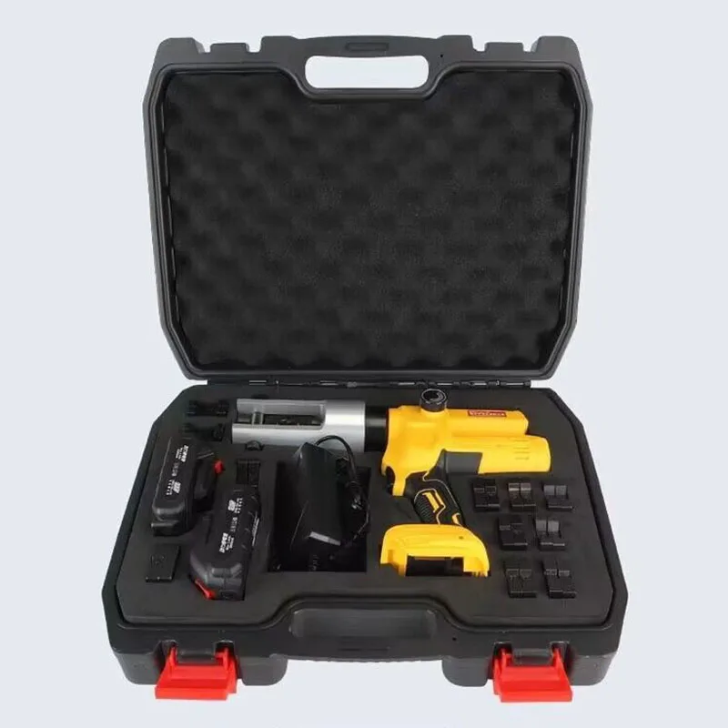 Rechargeable Hydraulic Pliers Portable Lithium Voltage Wire Aluminum Terminal Crimping Electrician Pliers Pressure Adjustable 5