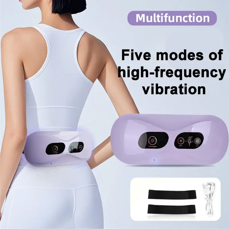 Abdominal Belly Massager Electric Belly Massager For Abdominal Slimming Small Body Design Slimming Tool For Travel School