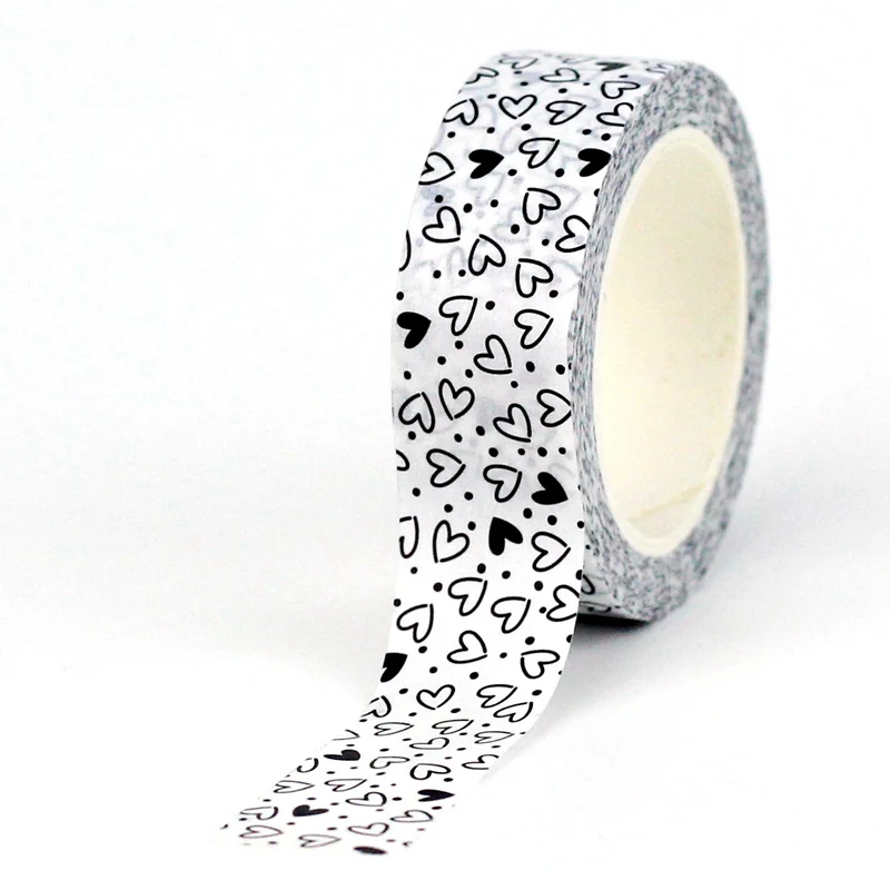 Ruban Tissu Adhésif - Motifs Variés - X 5