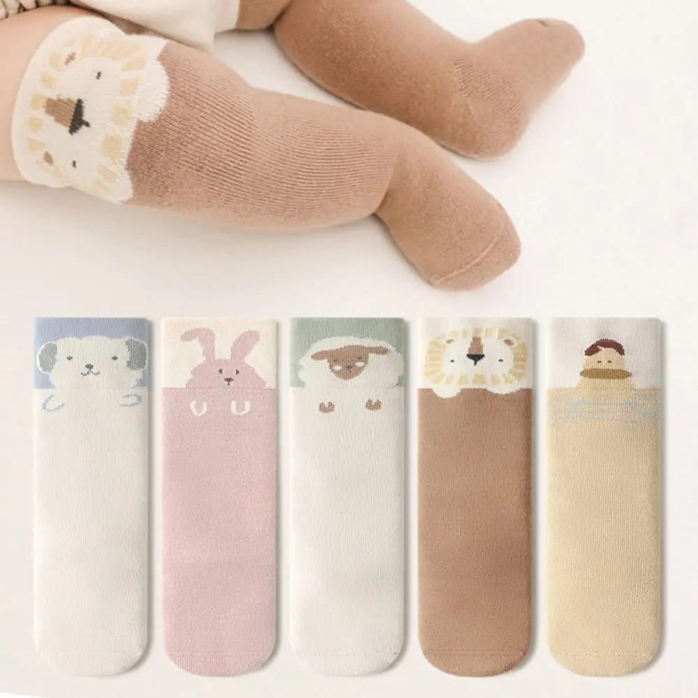 

Korean Style Baby Over The Knee Socks Warm Autumn&Winter Baby Hosiery Infant Socks Soft Cartoon Baby Leg Warmer Toddler