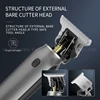 Kemei Hair Liners Clippers Men Beard Trimmer Zero Gapped T-Blade Hair Cutting Machine Cordless Professional Barber Edgers Cutter 2