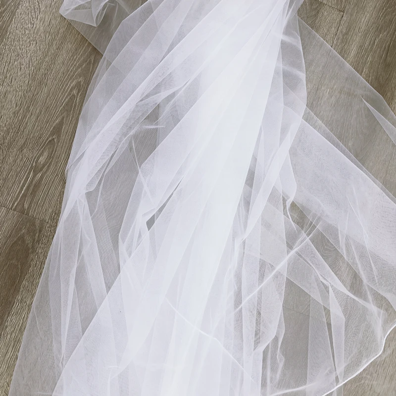 Elegant Purple and Pink Soft Tulle Fabric for Weddings and Celebrations