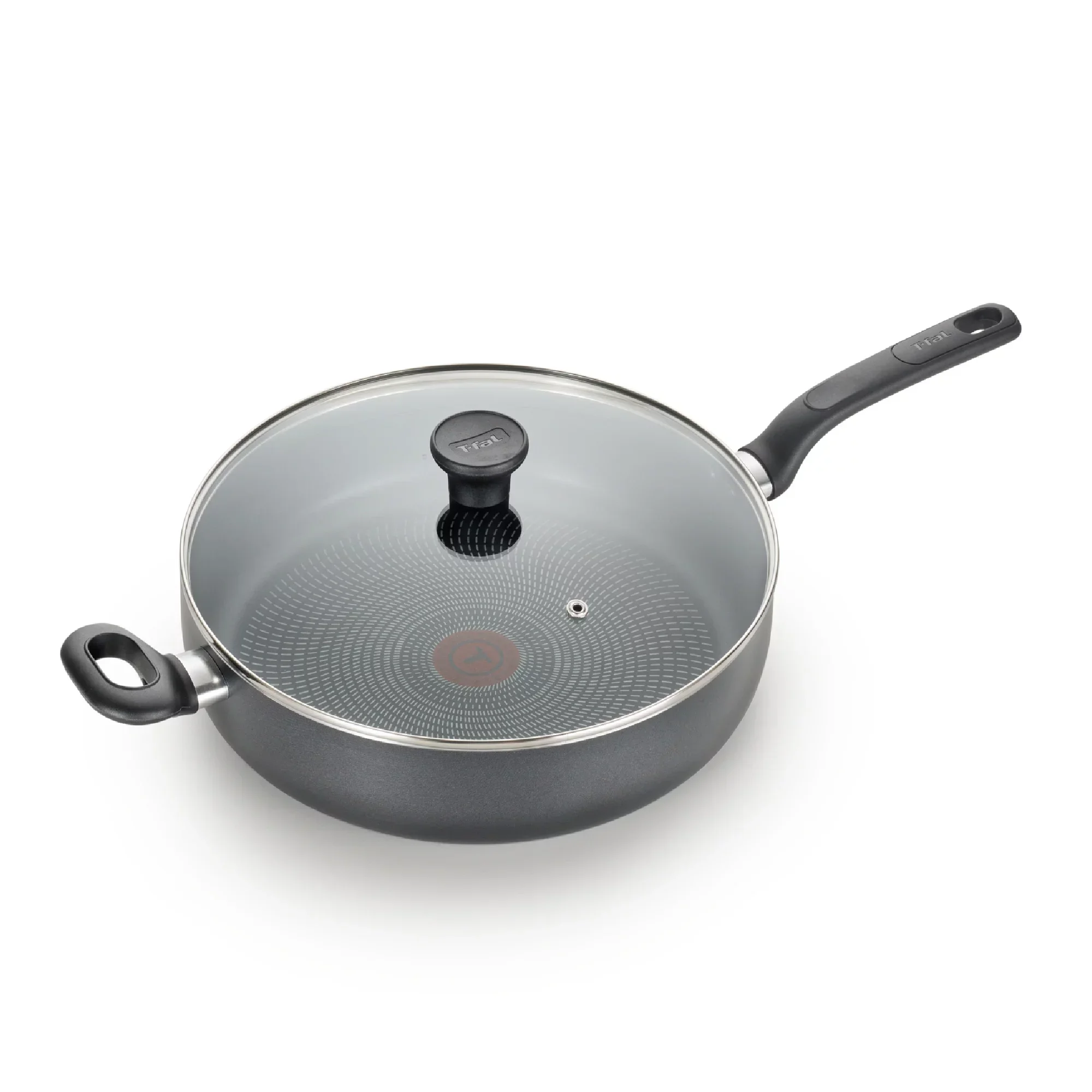 

Easy Care Nonstick Cookware, Jumbo Cooker, 5 Quart, Grey