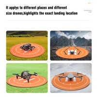 50cm Drone Quadcopters Accessories Universal Foldable Landing Pads RC Dron Mat Quadcopter Parking Pad Thickness 3MM 4