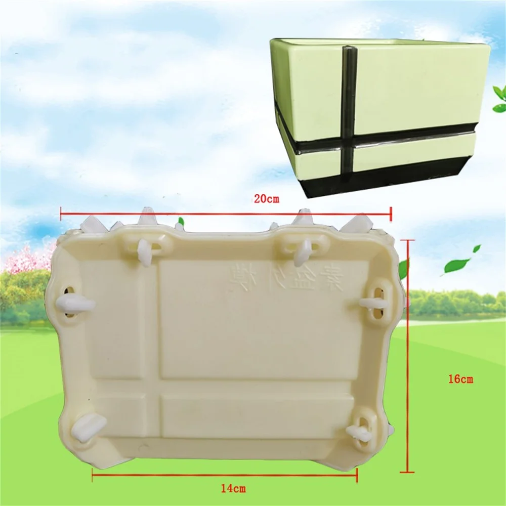 20cm Thickened King Oval Rectangular Mould Rectangular Flower Pot Mould New Cement Plastic Bonsai Abrasives