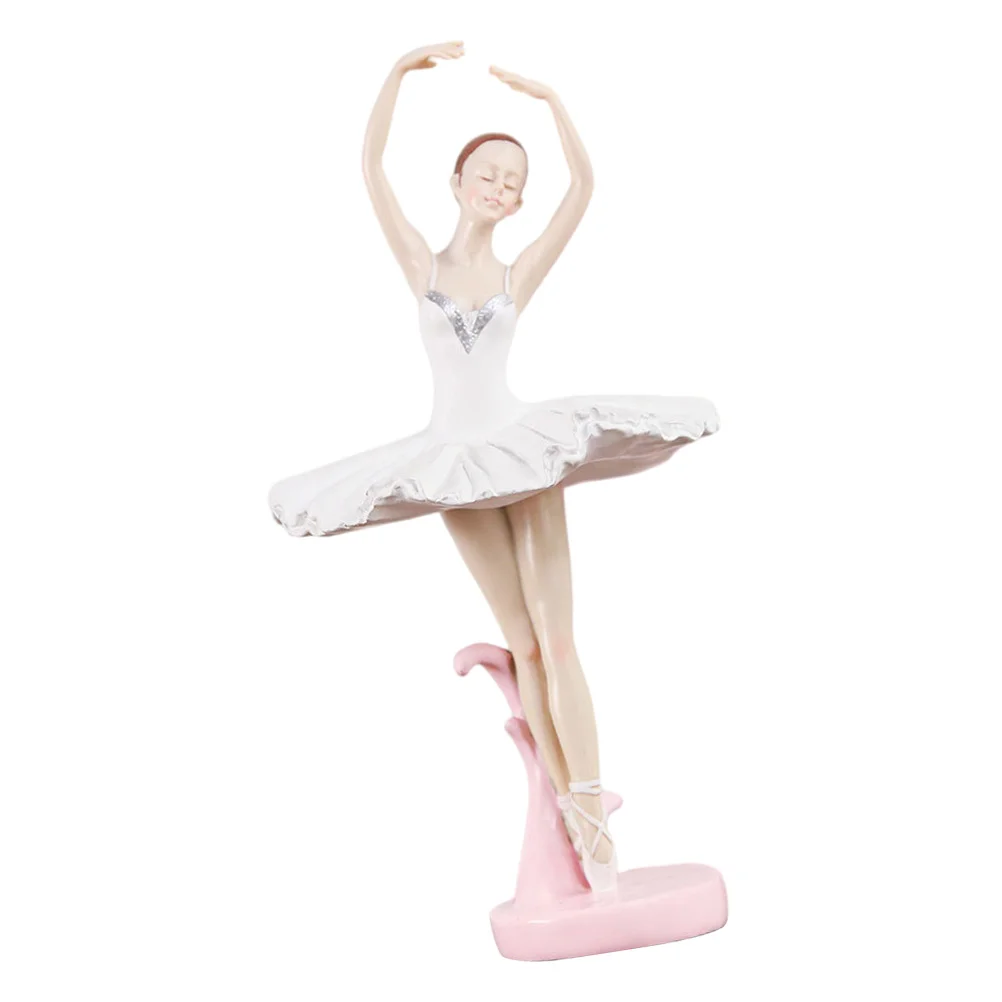 

Gifts for Stocking Stuffers Resin Decors Ballet Girl Table Decor Desktop Crafts Pink