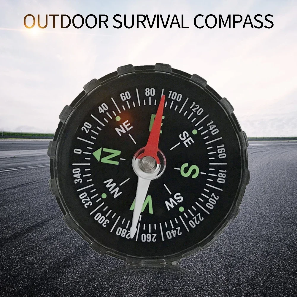 Description Picture 2 of itemCamping Hiking Compass Portable Mini Precise Compass Practical Guide for Outdoor Mountaineering Navigation Survival Compass Tool