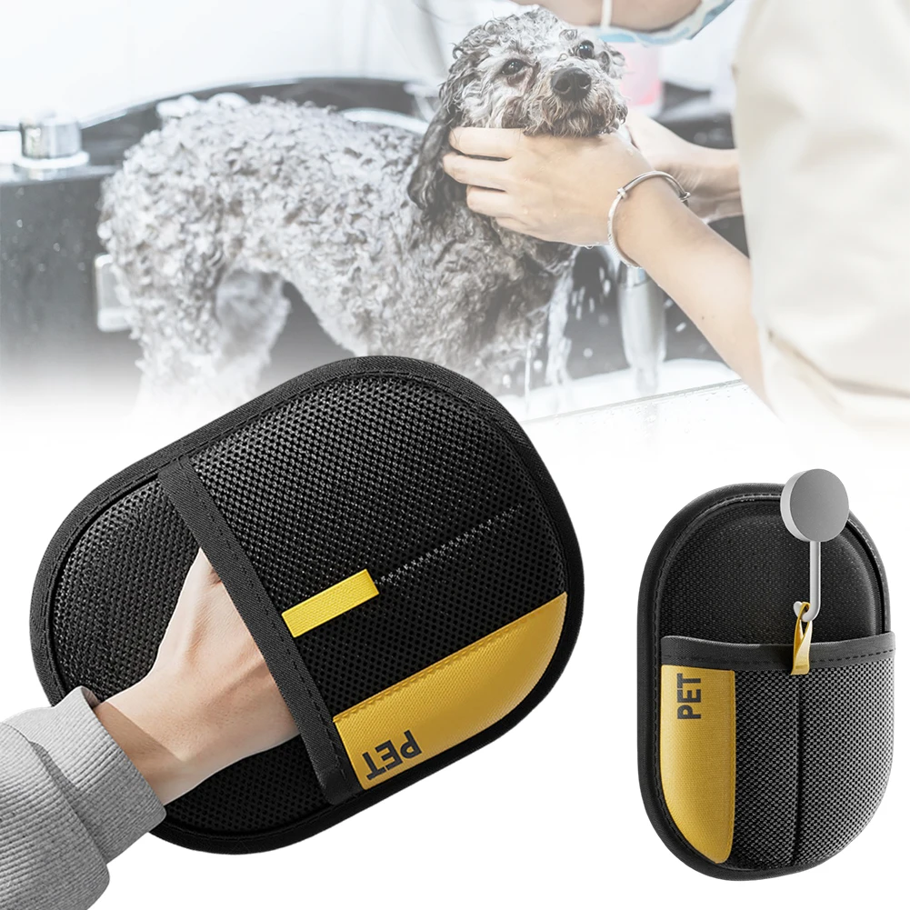 2 in 1 Sided Grooming Gloves for Pets Quick Pet Hair Remover Mitt Static Removal Gloves for Clothes Sofa Couch 2 in 1 Sided Grooming Gloves for Pets Quick Pet Hair Remover Mitt Static Removal Gloves for Clothes Sofa Couch