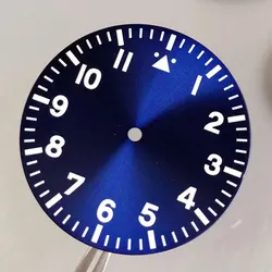 Sunburst Multicolor Watch Dial with Hand Set - Fit NH35 NH36 (Blue)