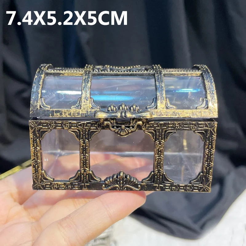 Mini Treasure Chest Trinket Box, Organizer Trinket