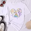 Summer Disney Micky Mouse Dreamy Castle Printed Kid T Shirt New Kawaii Cartoon Cotton Top Children Girl Clothing Baby Casual Tee 6