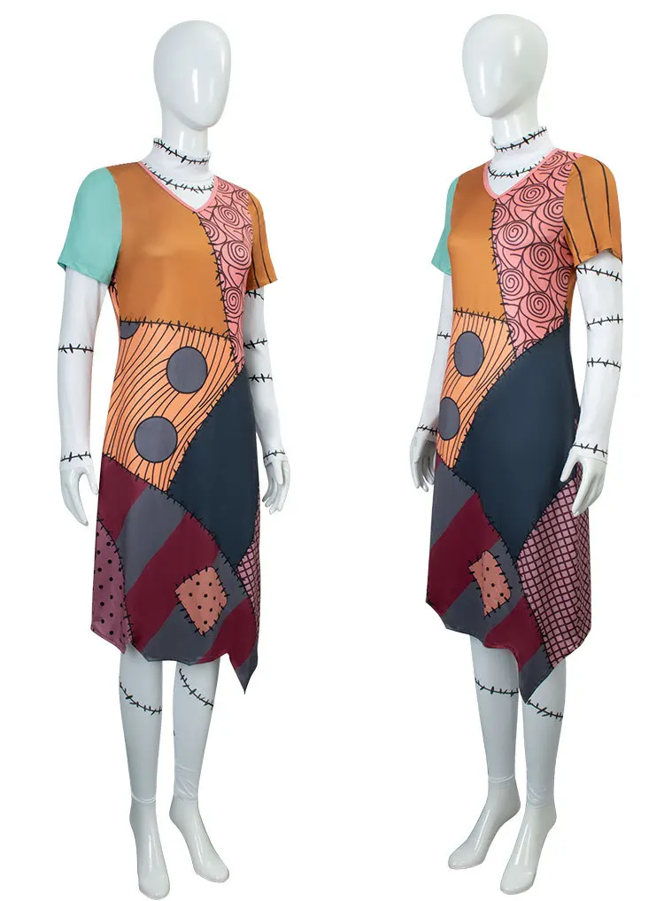 white christmas dresses Nightmare Before Christmas Sally Costume main image 0