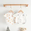 Baby Bibs INS Nordic Style Infant Boy Girl Waterproof Soft PU Bib Meal Protection Feeding Burp Cloth with Pocket Easy Clean 2