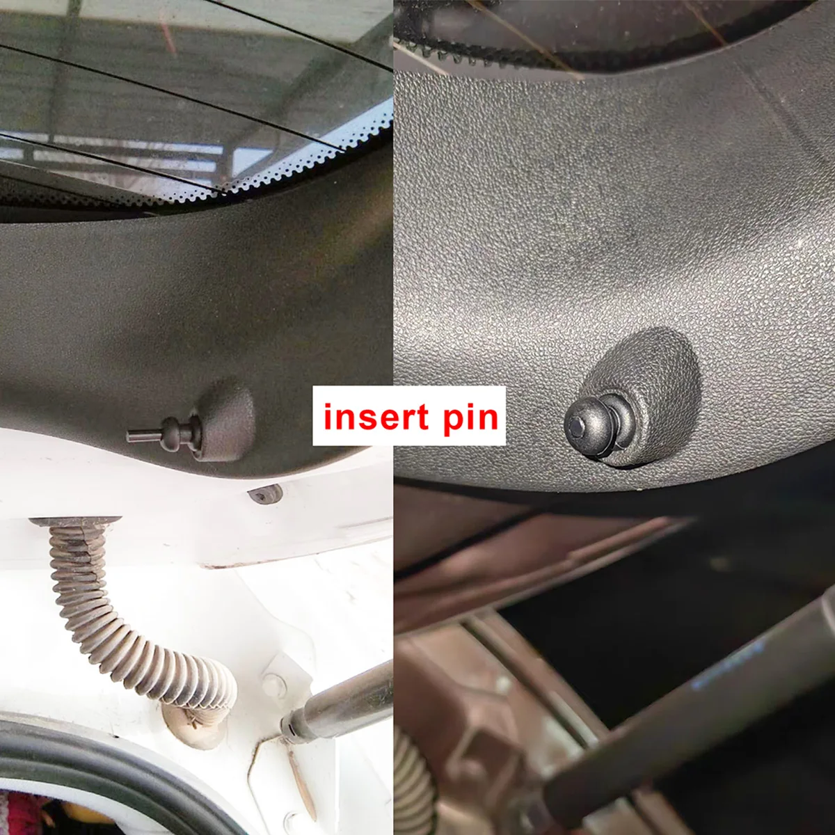 Car Fastener Clips 4x FOR CITROEN SAXO C2 C3 XSARA Picasso DS3 XM Rear Boot Trunk Parcel Shelf Cord Strap String Clips Mounting Hook Bracket 699218 car fastener clips