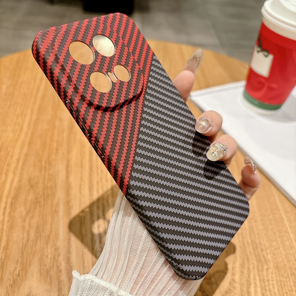 Ultra-Thin Hard PC Protective Cover with Carbon Fiber Texture