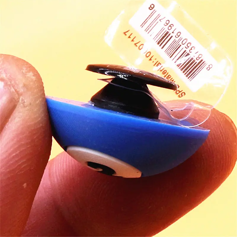 원래 1pcs 당구 모양 PVC 구두 매력 액세서리 3D 블랙 8 블루 2 오렌지 5 공 청바지 핀 상단 장식 버클