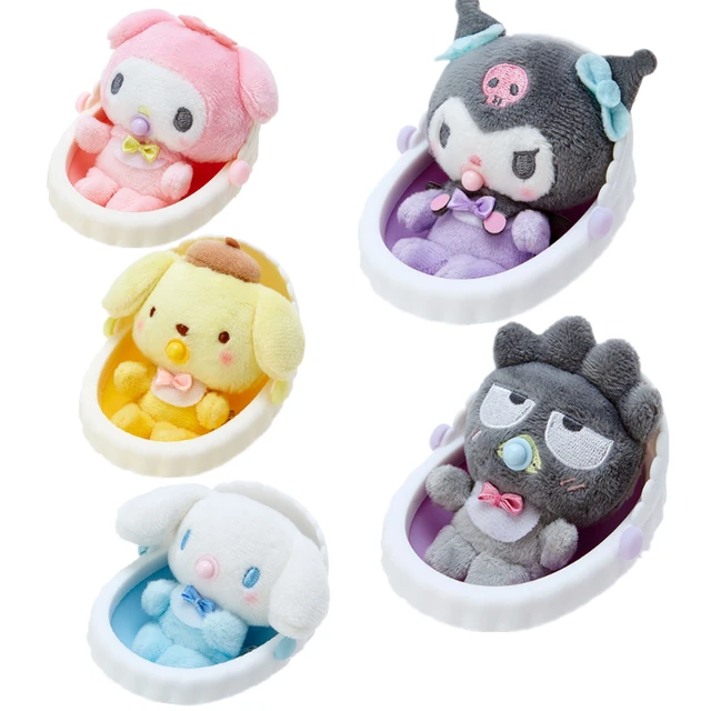 Jouets en peluche doux Kuromi My Melody Cinnamoroll, berceau de dessin  animé anime, tétine en peluche douce, ornements en peluche, cadeaux Kawaii,  nouveau - AliExpress