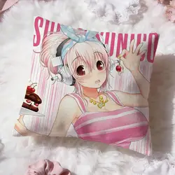 Adorable Reversible Cushion Cover for Ultimate Comfort and Style (Black1)