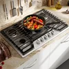 Empava 30 in. Built Cooktop in Stainless Steel with 5 Gas Stove Including A 18000 BTU Power Burner, 30IN, Silver 2