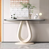 Table De Console créative De luxe moderne Design Table minimaliste rangement Unique Console De Entrada De Casa meubles De salon 3