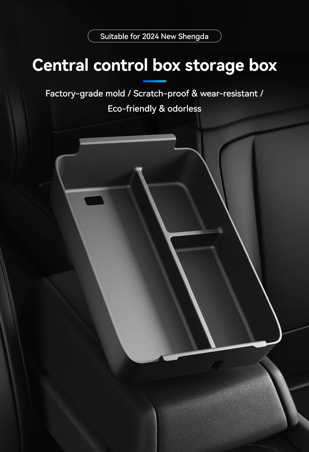 Car Central Armrest glove compartment Storage Box for Hyundai IONIQ 5 Console Tr