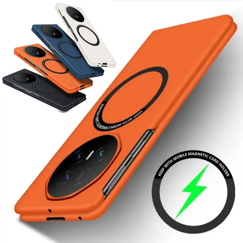Trendy Frosted Ultra-Thin Hard PC Case - Anti-Drop Magnetic Back Cover