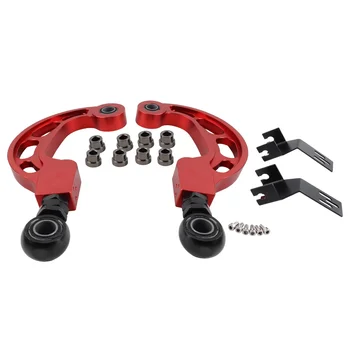 Kit braccio Camber posteriore regolabile rosso per Volkswagen GTI MK5/MK6/MK7 Jetta (A5/A6/A7) Passat (B6/B7/B8) AUDI A3 / A3 QUATTRO (8P)