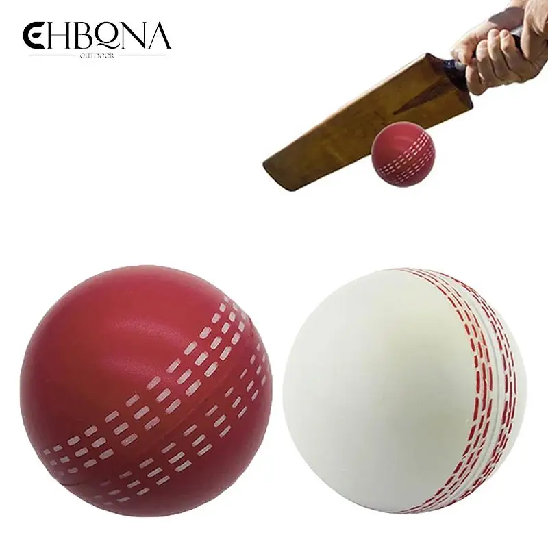 

Indoor Outdoor Bounce Durable Playing Training Practice Attractive Traditional Seams All Age Players Cricket Ball Funny Soft PU