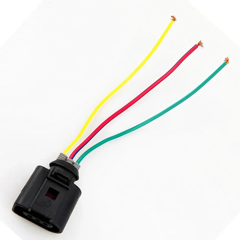 Lot De 5 Connecteurs De Capteur 3 Broches Compatibles VW Et Audi - Remplacement Direct Pour Capteurs Automobile