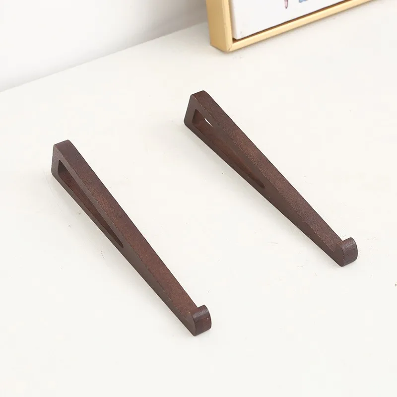 ABT-나무 노트북 스탠드-호두나무로 제작된 냉각 및 독서 경험을 향상시키는 휴대용 데스크탑 데스크 라이저