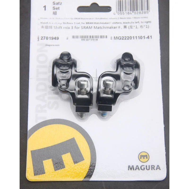 パーツ MAGURA HS33R Magura HS33 R Brake HS 33 Set Black Silver Edition Set Front