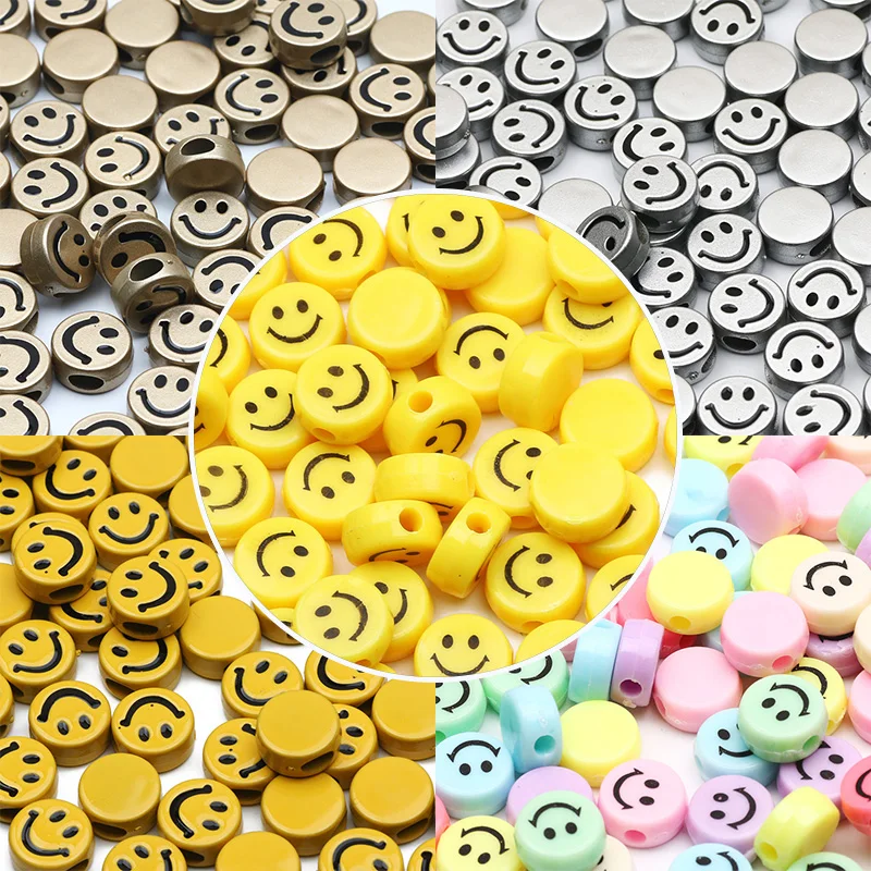 20 шт., акриловые бусины с большим отверстием, 6 х12 мм