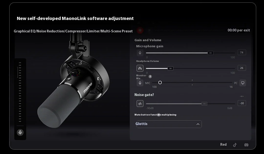 MAONO PD300X USB/XLR Dynamic Microphone description image 4