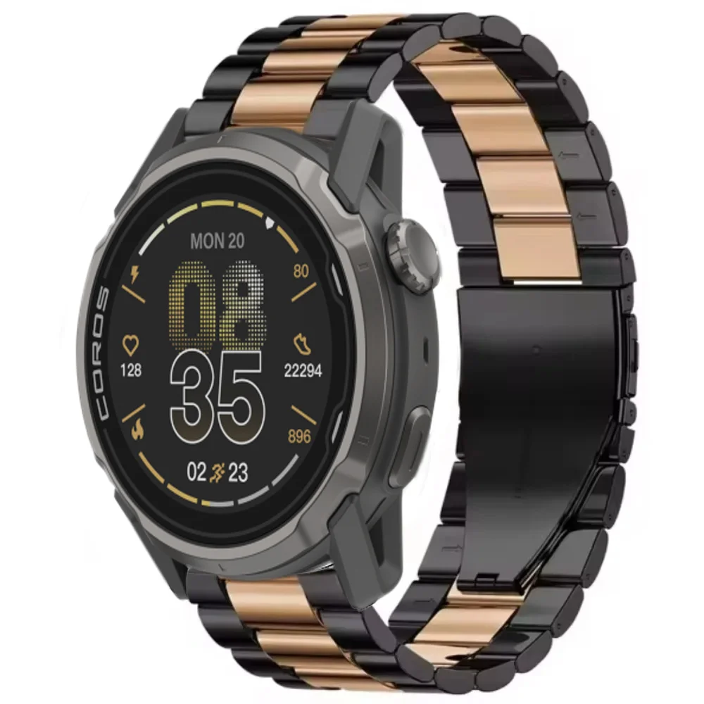 Premium 22mm Stainless Steel Metal Watch Strap Bracelet