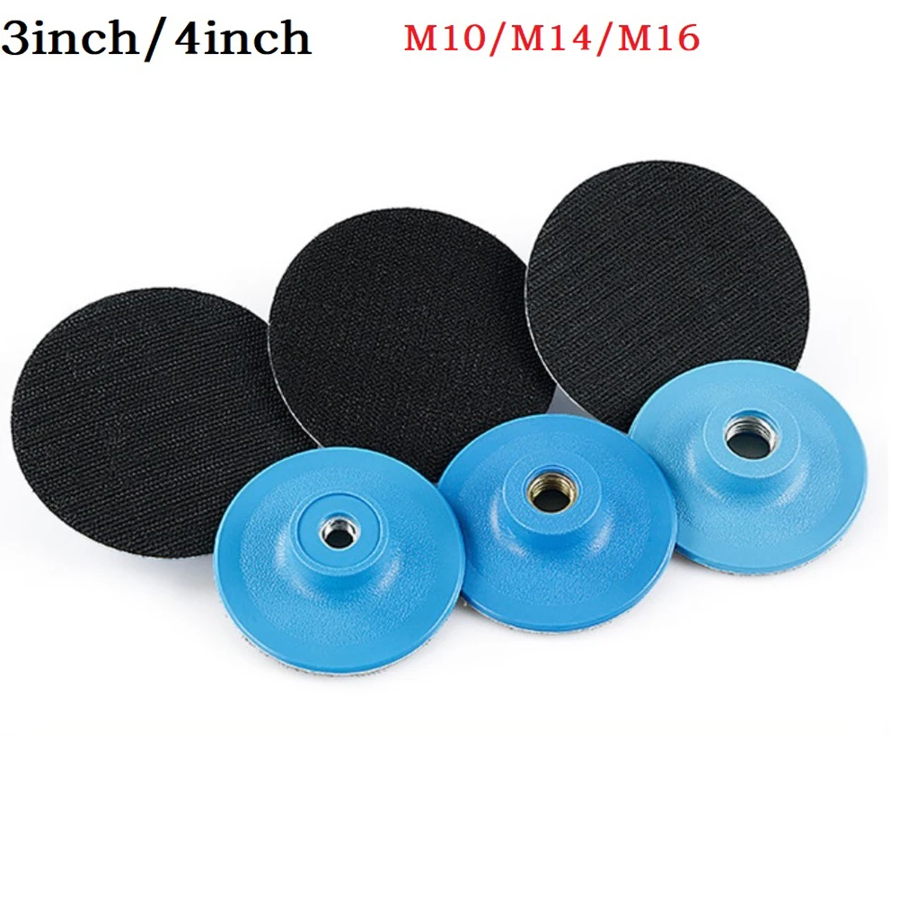 

3/4inch Polishing Disc Sanding Disc Backing Pad Hook And Loop Buffing Disc M10/M14/M16 Thread For Sander Polishers Polishing