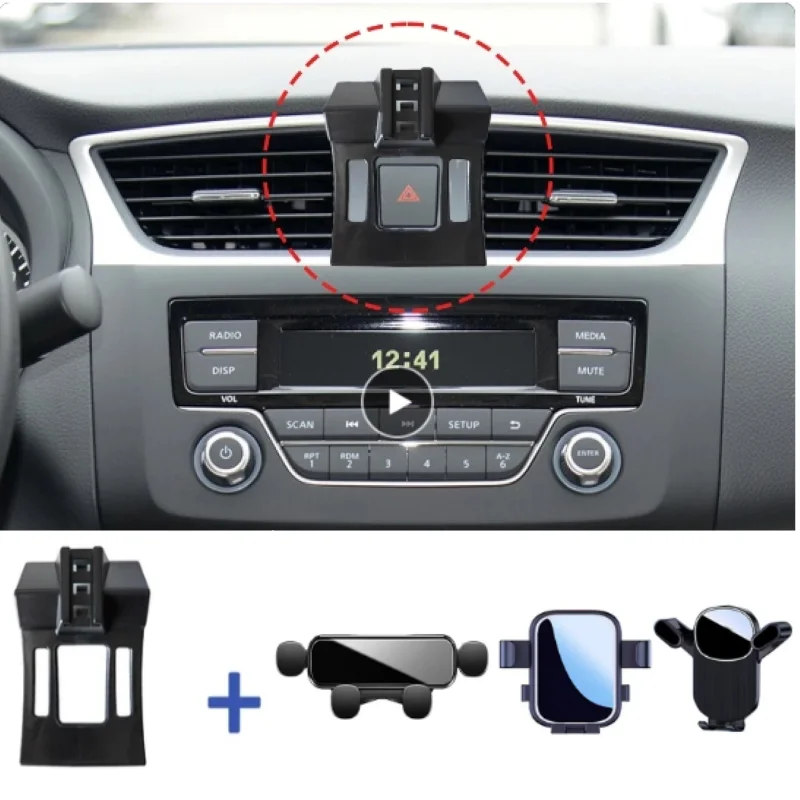 

Car Phone Holder For Nissan Sylphy 2012 2013 2014 2015 2016 2017 2018 2019 Fixed Bracket Base Special Gravity Car Phone Mounts