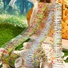 1Roll Handbook Material Loop PET Tape Hedgerow Garden Landscaping Stickers Fasteners Adhesives Scrapbook cut 50mm*2m 5