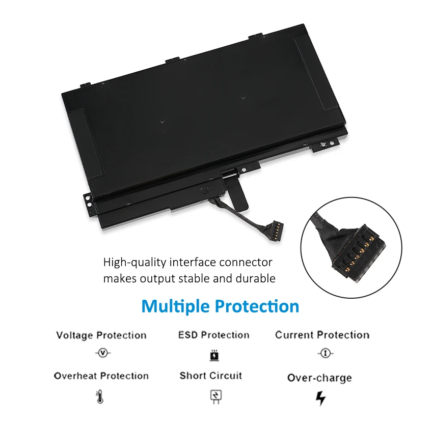 Kingsener-bateria para Laptop hp Zbook 17 Série g3 Hstnn-lb6x Hstnn-c86c 808397421 808451001 808451-002 Ai06 11.4v 96wh Ai06xl - Imagem 3