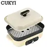 4L Multifunctional Electric Hotpot Thermostatic Multicooker Non-stick Skillet Frying pan Food Steamer barbecue grill Soup stewer 1