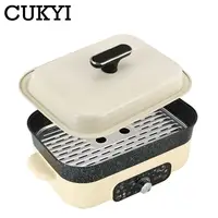 4L Multifunctional Electric Hotpot Thermostatic Multicooker Non-stick Skillet Frying pan Food Steamer barbecue grill Soup stewer 1