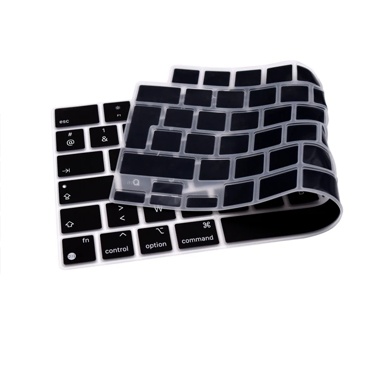 Protection Silicone Conversion QWERTY => AZERTY Clavier US Noir - Foto 4