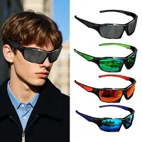 Lunettes de soleil polarisées pour hommes, Protection complète, monture légère et confortable, lunettes de Sport pour la conduite et la pêche 6