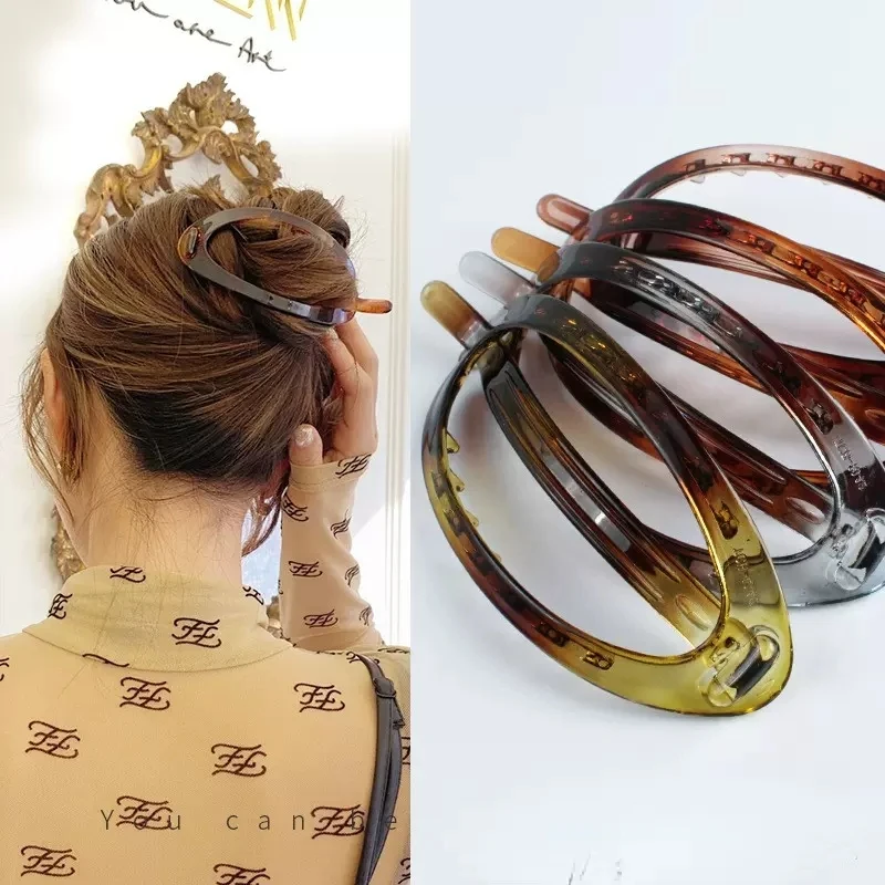 Pince à cheveux ovale en forme de bec de canard pour femmes et filles, pince  à cheveux, Simple, outils de coiffure, accessoires, nouvelle mode |  AliExpress