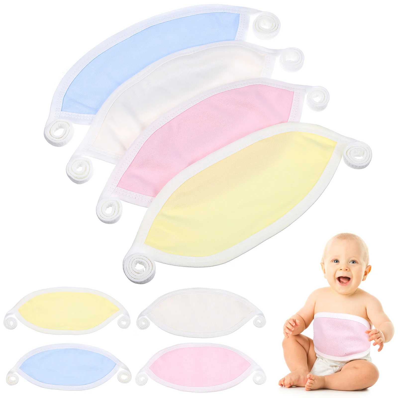

Baby Belly Wrap Umbilical Cord Bands Infant Newborn Straps Protectors Navel Belt